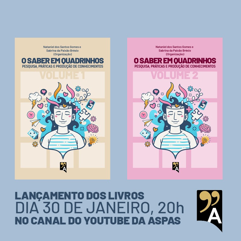 LANÇAMENTO DE LIVROS DA ASPAS EM JANEIRO
